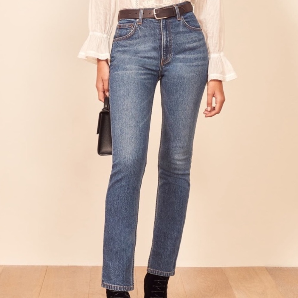 Reformation Liza Ultra High Rise Jeans Size 24